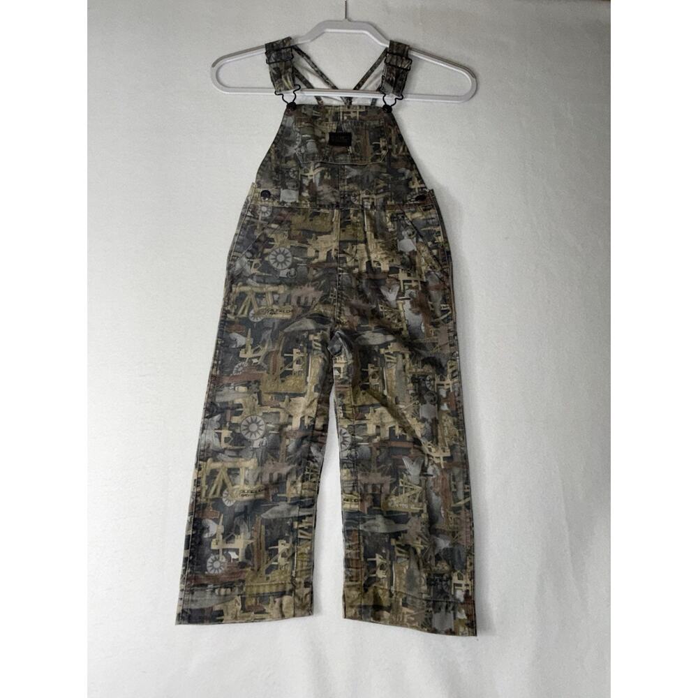 Walls Legend Kidz Coveralls Youth Oil Field Camo With Grow System Size 4T